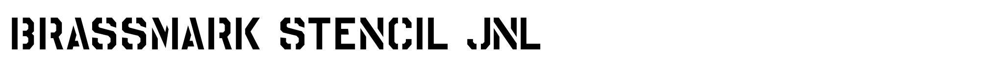 Brassmark Stencil JNL image